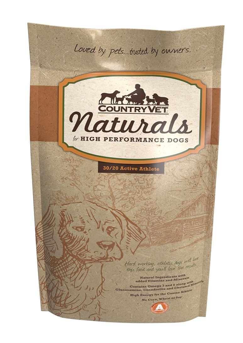 COUNTRY VET Naturals 30 20 Active Athlete Dog Food in Bulk